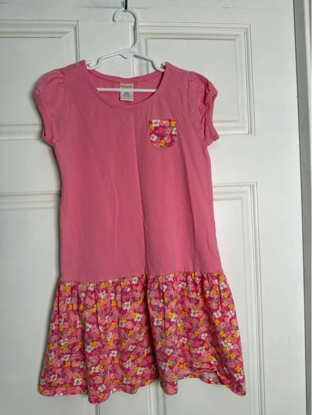 Pink Floral Dress Cotton 7